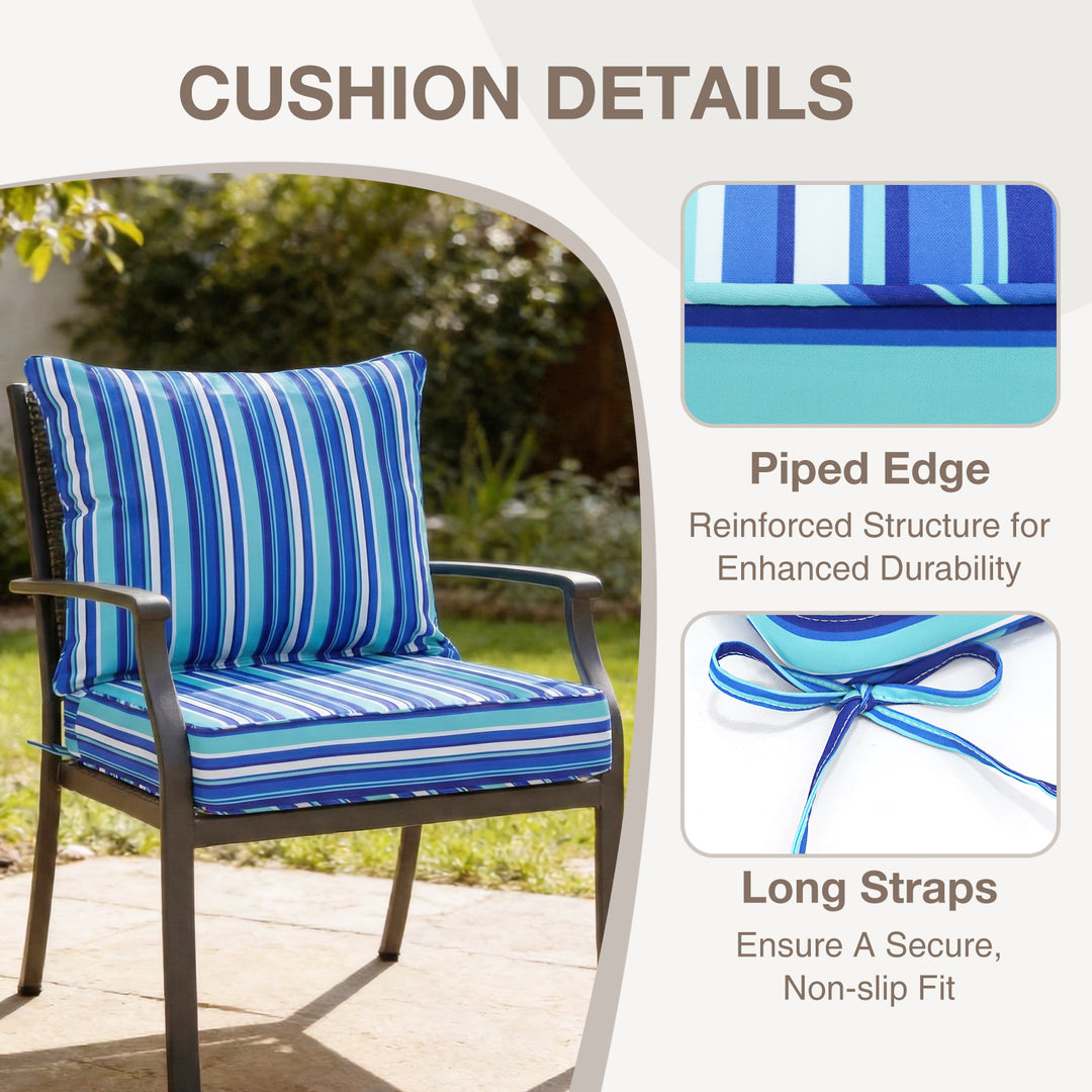 COOS BAY Deep Seat Patio Chair Cushions, 1 Pack