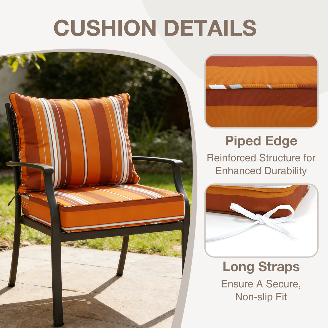 COOS BAY Deep Seat Patio Chair Cushions, 1 Pack