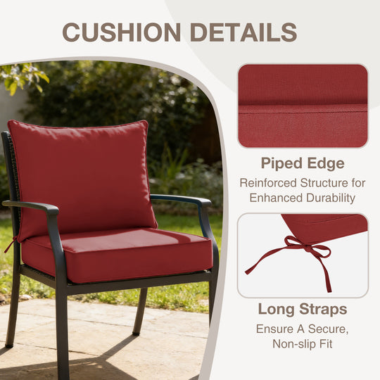 COOS BAY Deep Seat Patio Chair Cushions, 1 Pack