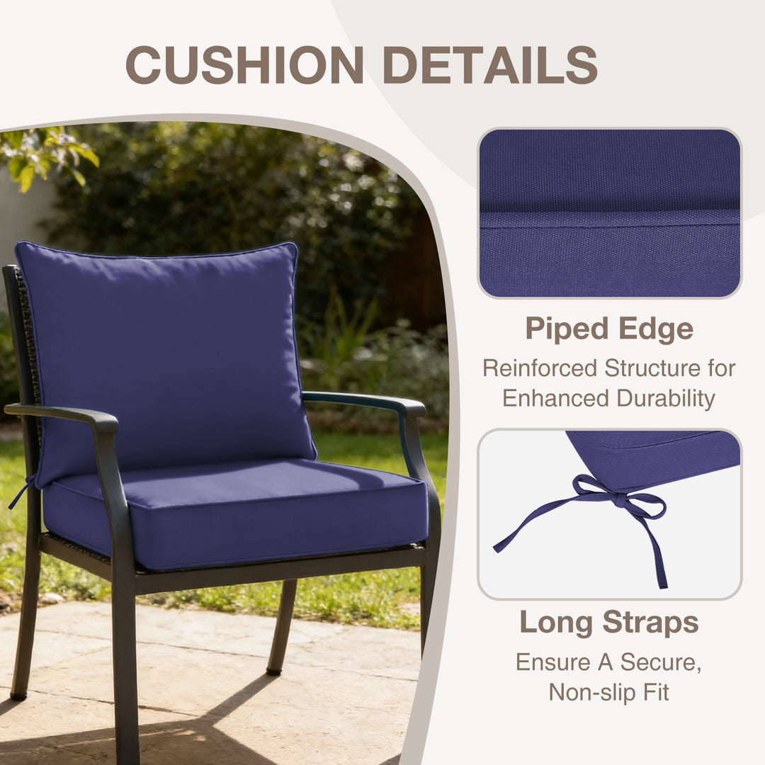 COOS BAY Deep Seat Patio Chair Cushions, 1 Pack