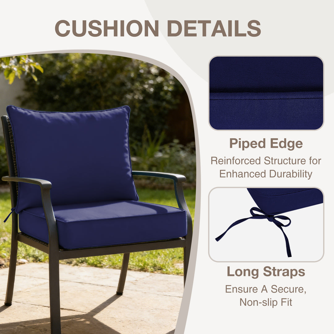 COOS BAY Deep Seat Patio Chair Cushions, 1 Pack
