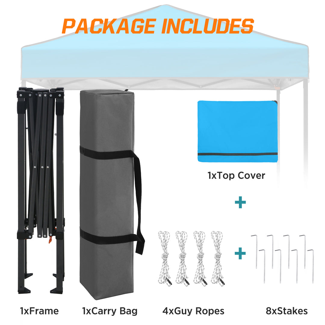 COOS BAY Pop Up Canopy Tent 6x4