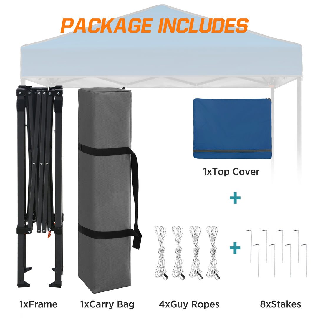 COOS BAY Pop Up Canopy Tent 6x4