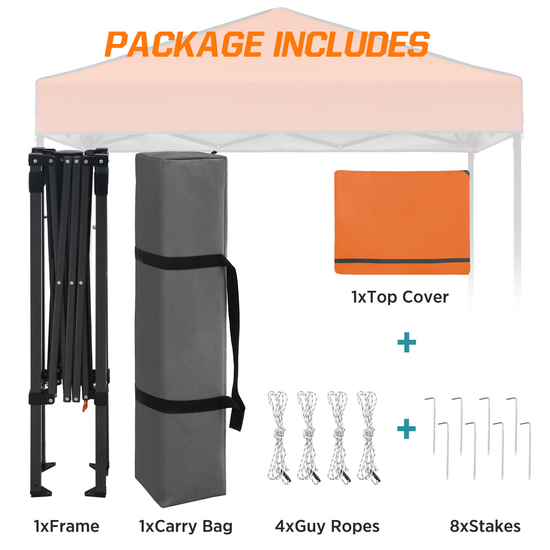 COOS BAY Pop Up Canopy Tent 6x4