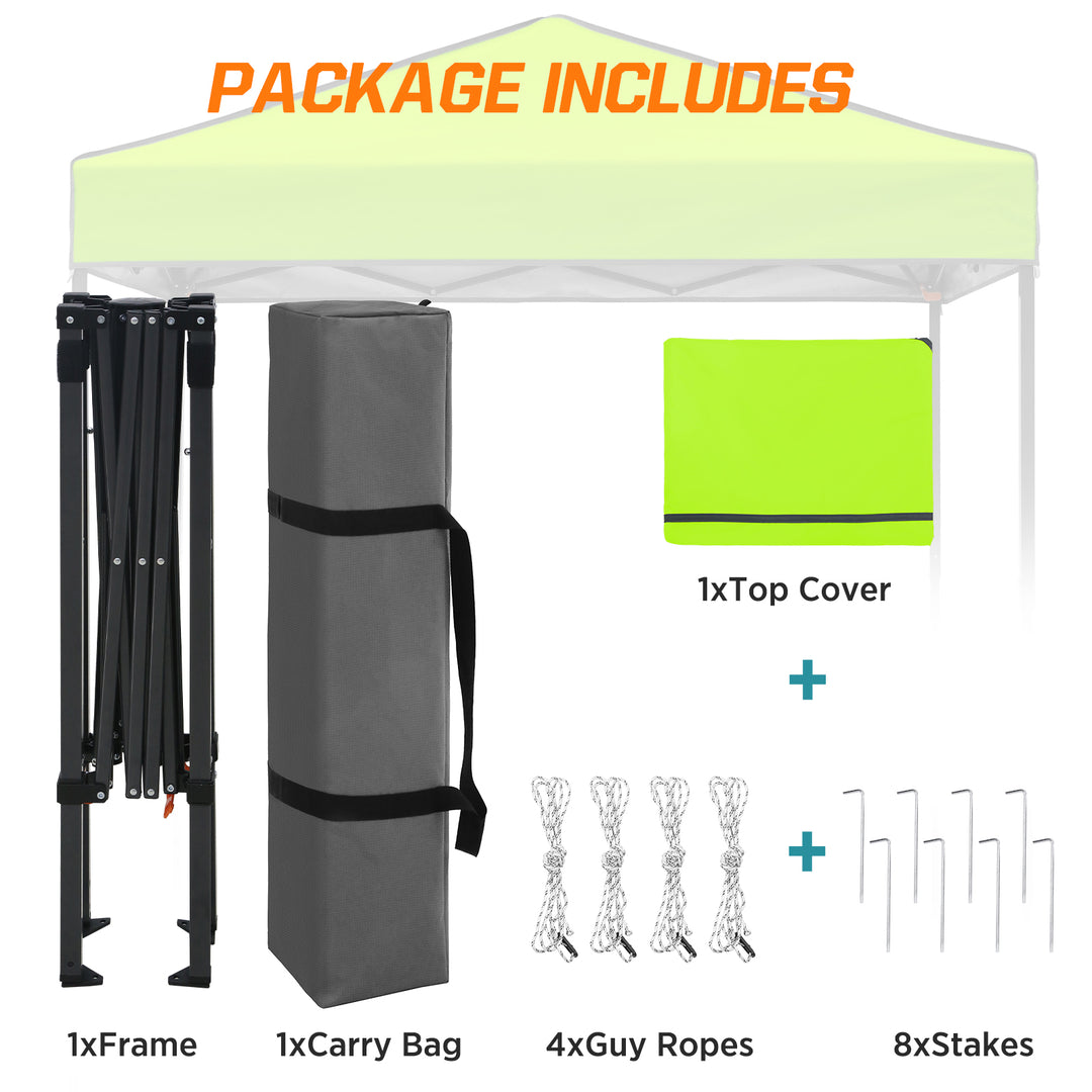COOS BAY Pop Up Canopy Tent 6x4