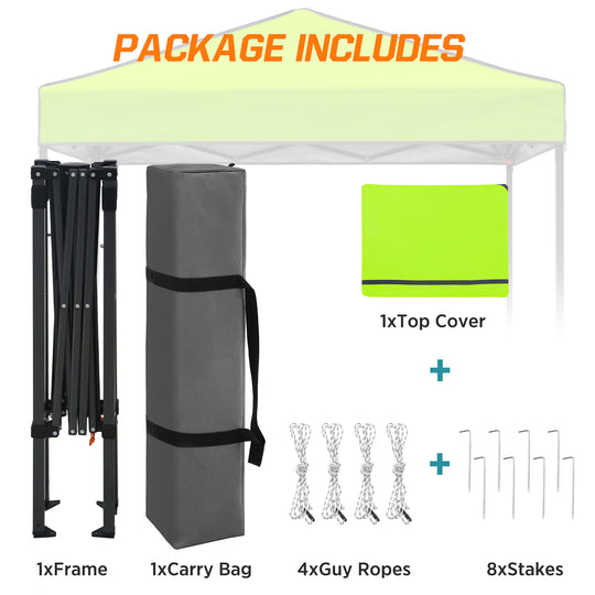 COOS BAY Pop Up Canopy Tent 6x4