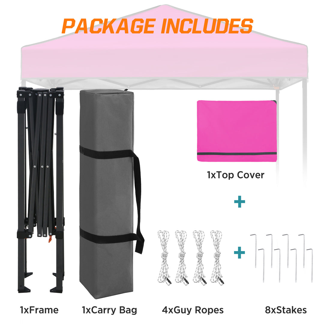 COOS BAY Pop Up Canopy Tent 6x4