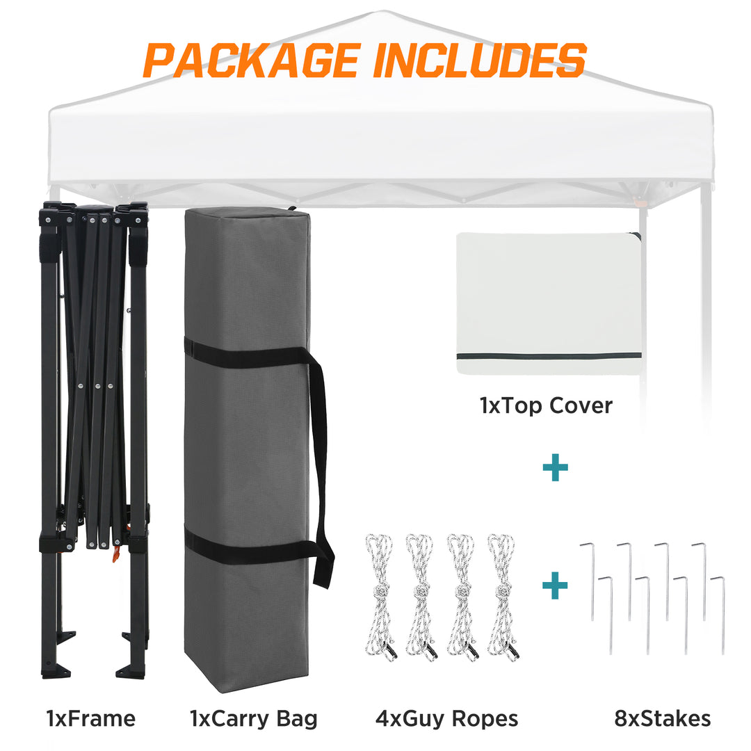 COOS BAY Pop Up Canopy Tent 6x4