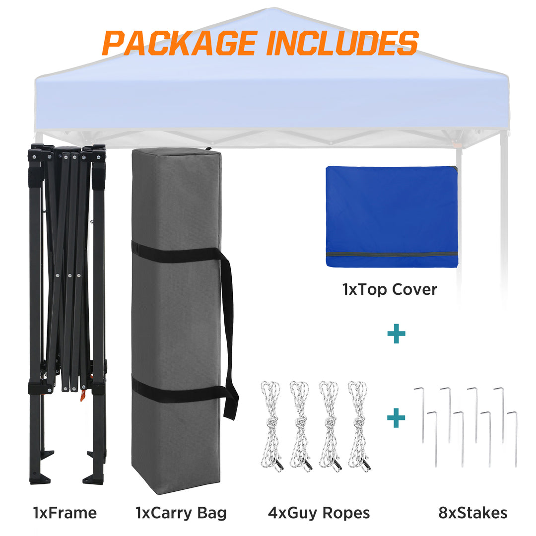 COOS BAY Pop Up Canopy Tent 6x4