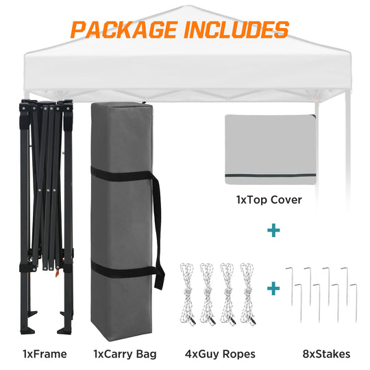 COOS BAY Pop Up Canopy Tent 6x4