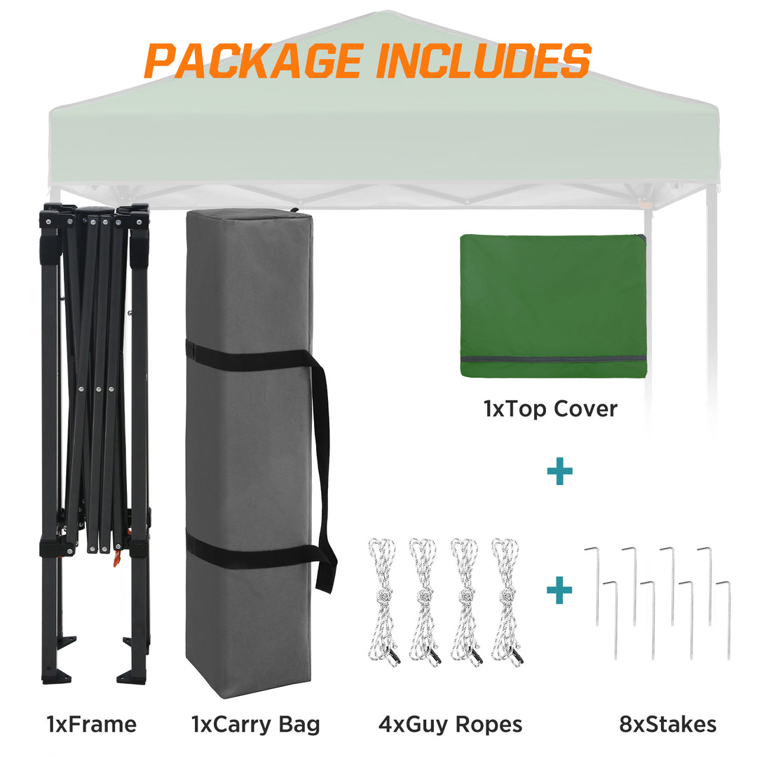 COOS BAY Pop Up Canopy Tent 6x4
