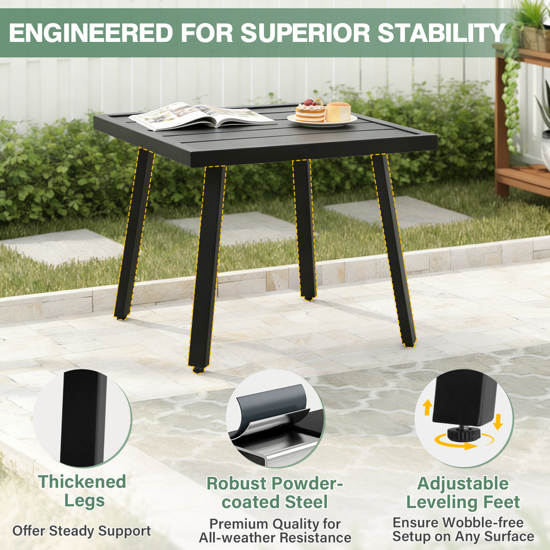 COOS BAY Urban Oasis Metal Side Table/Coffee Table