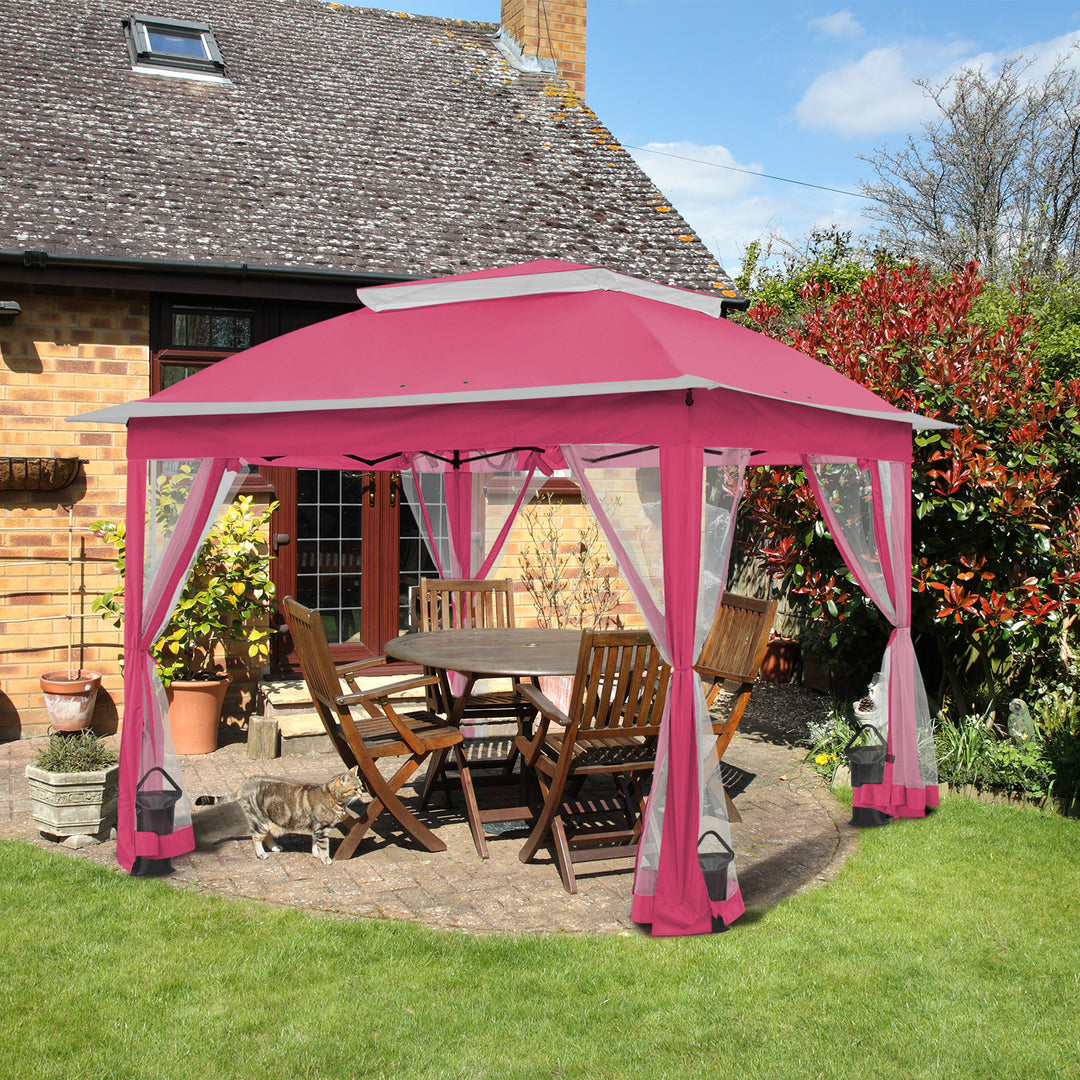 COOS BAY 11x11 Pop Up Gazebo with Mesh Netting