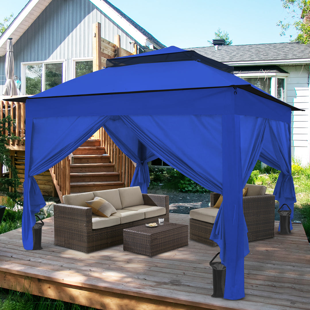 COOS BAY 11x11 Pop Up Gazebo with 4 Sidewalls