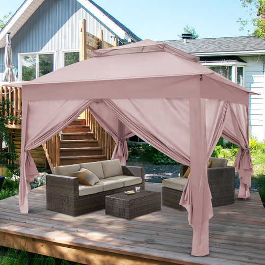 COOS BAY 11x11 Pop-up Instant Gazebo with 4 Sidewalls