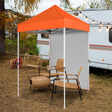 Load image into Gallery viewer, COOS BAY 5x5 Outdoor Portable Canopy Tent with One Removable Sunwall