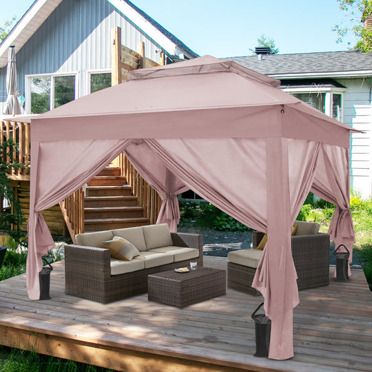 COOS BAY 11x11 Pop Up Gazebo with 4 Sidewalls
