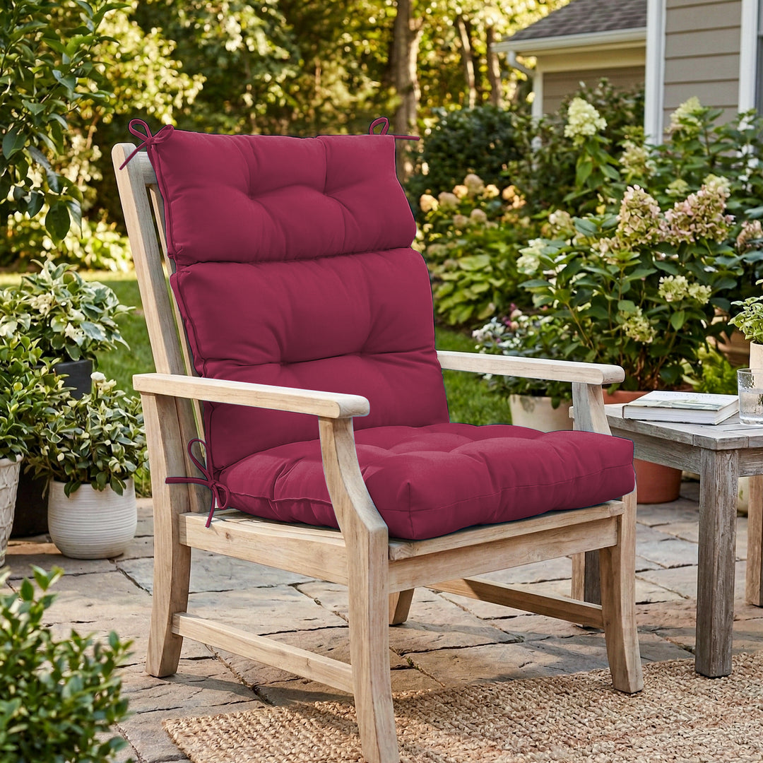 COOS BAY Outdoor Chair Cushions High Back 46x22 Inch, 1 Pack