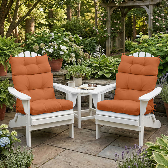 COOS BAY Outdoor Chair Cushions High Back 46x22 Inch, 2 Pack