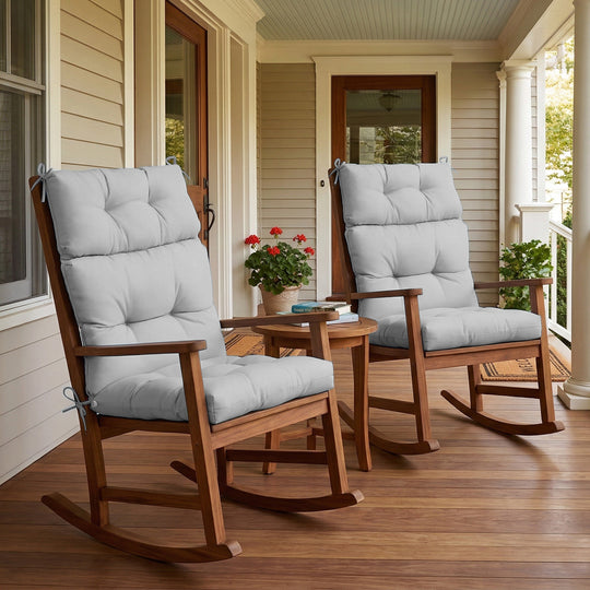 COOS BAY Outdoor Chair Cushions High Back 46x22 Inch, 2 Pack