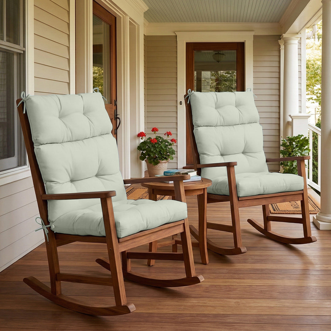 COOS BAY Outdoor Chair Cushions High Back 46x22 Inch, 2 Pack