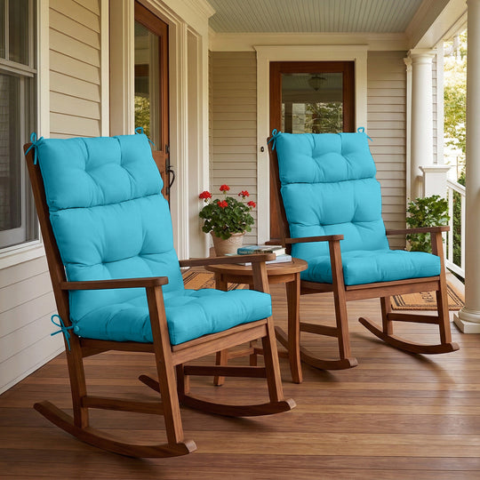 COOS BAY Outdoor Chair Cushions High Back 46x22 Inch, 2 Pack