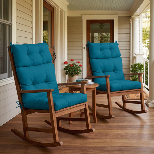 COOS BAY Outdoor Chair Cushions High Back 46x22 Inch, 2 Pack