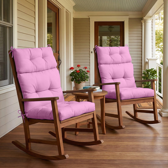 COOS BAY Outdoor Chair Cushions High Back 46x22 Inch, 2 Pack