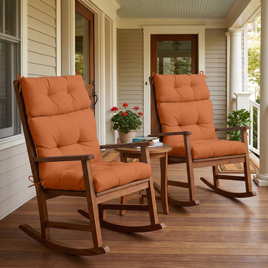 COOS BAY Outdoor Chair Cushions High Back 46x22 Inch, 2 Pack