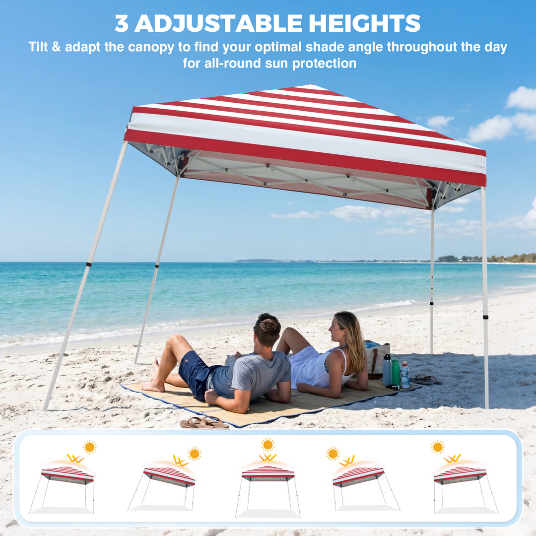 10x10 Pop Up Canopy Tent , 10x10 Base 8x8 Top