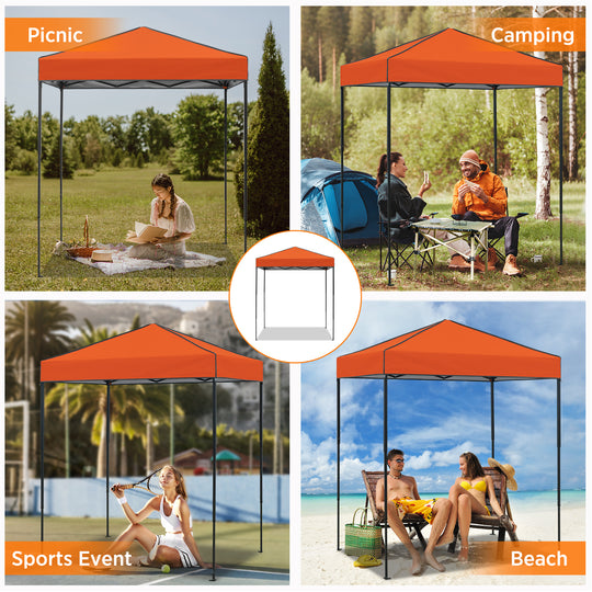 COOS BAY Pop Up Canopy Tent 6x4