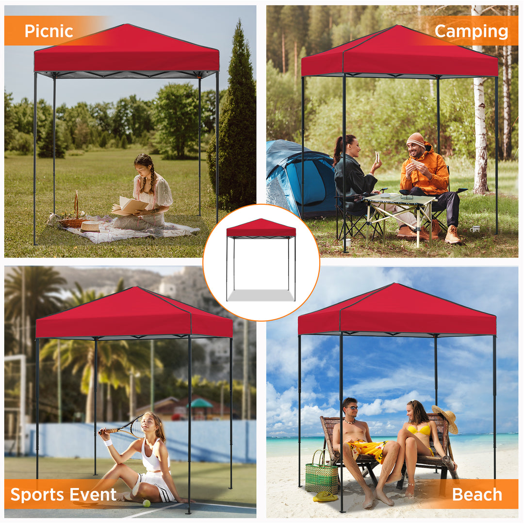 COOS BAY Pop Up Canopy Tent 6x4