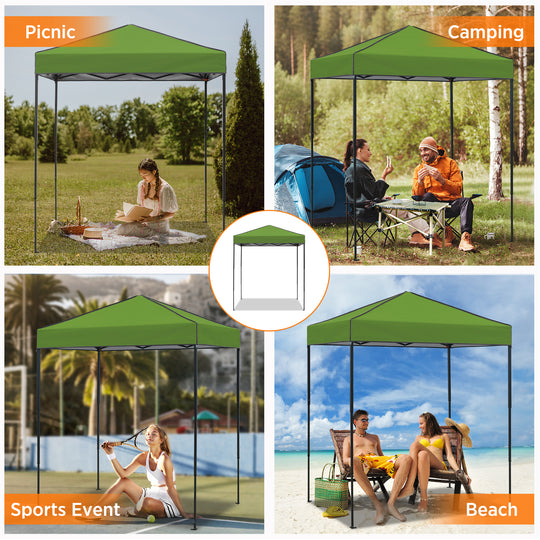 COOS BAY Pop Up Canopy Tent 6x4