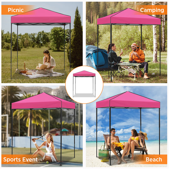 COOS BAY Pop Up Canopy Tent 6x4