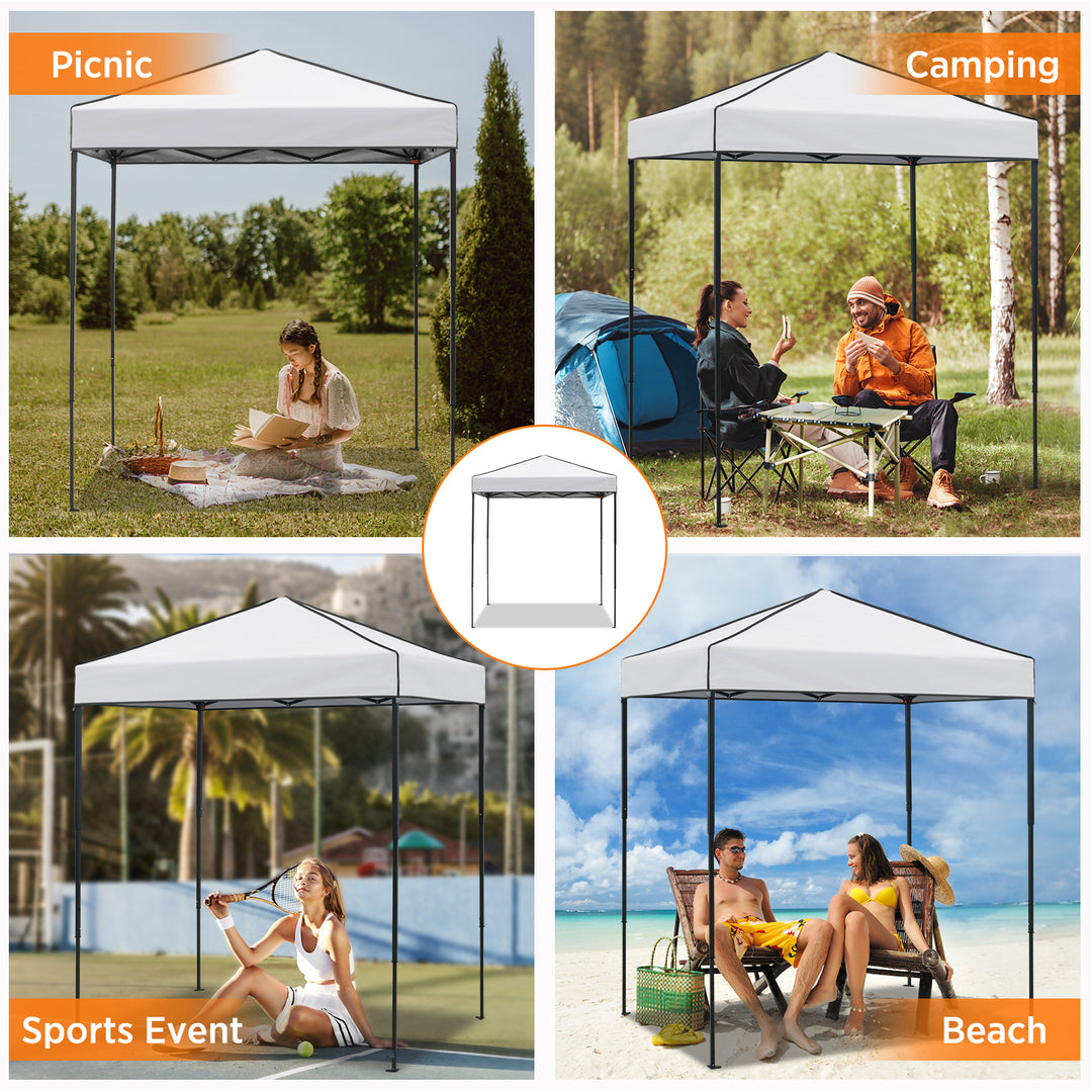COOS BAY Pop Up Canopy Tent 6x4
