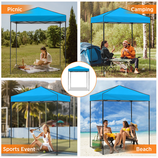 COOS BAY Pop Up Canopy Tent 6x4