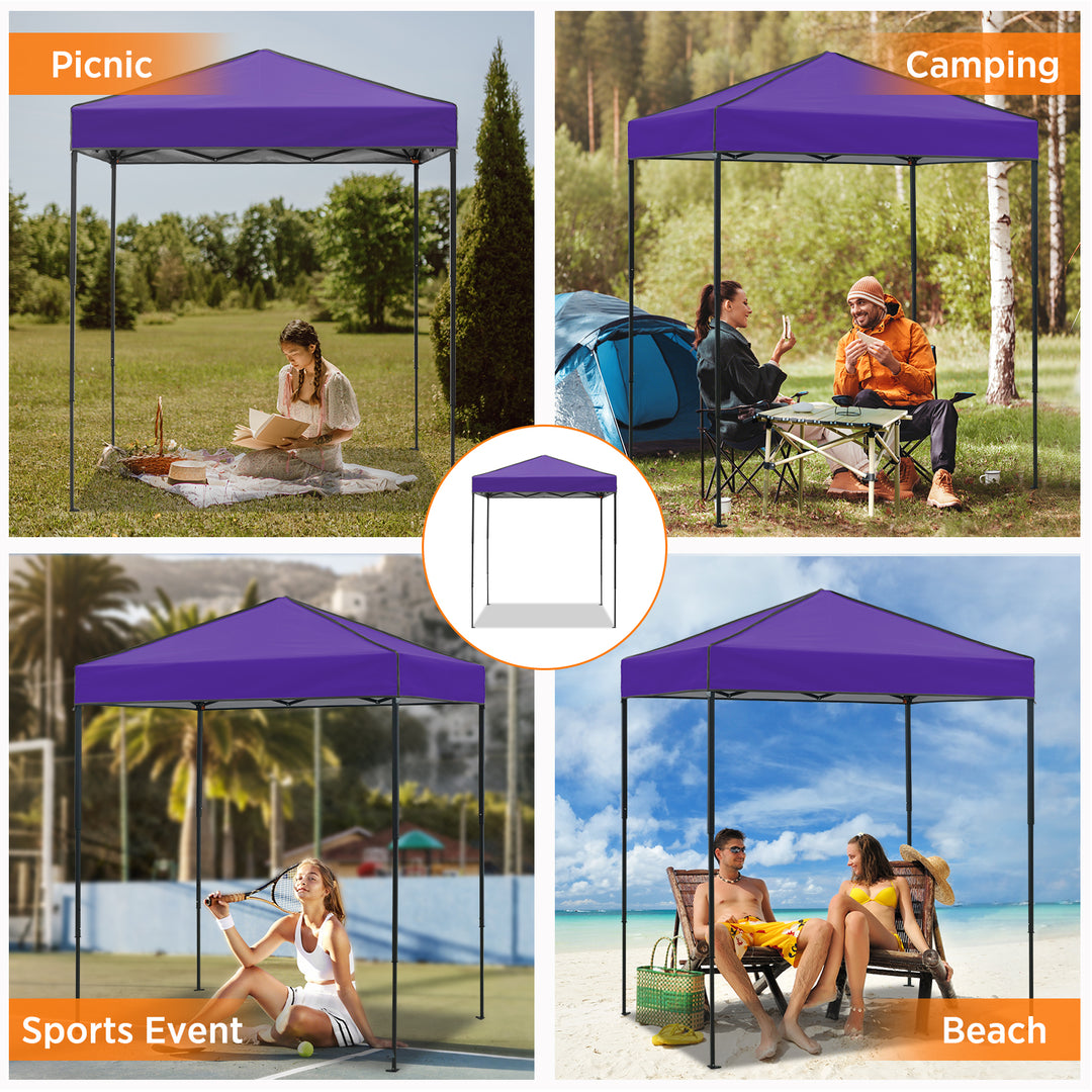 COOS BAY Pop Up Canopy Tent 6x4