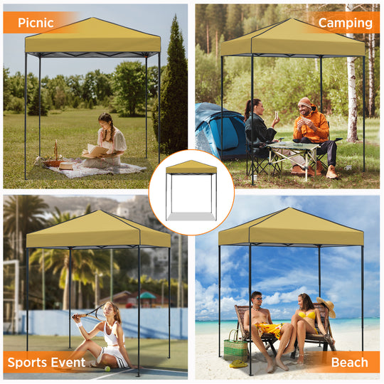 COOS BAY Pop Up Canopy Tent 6x4