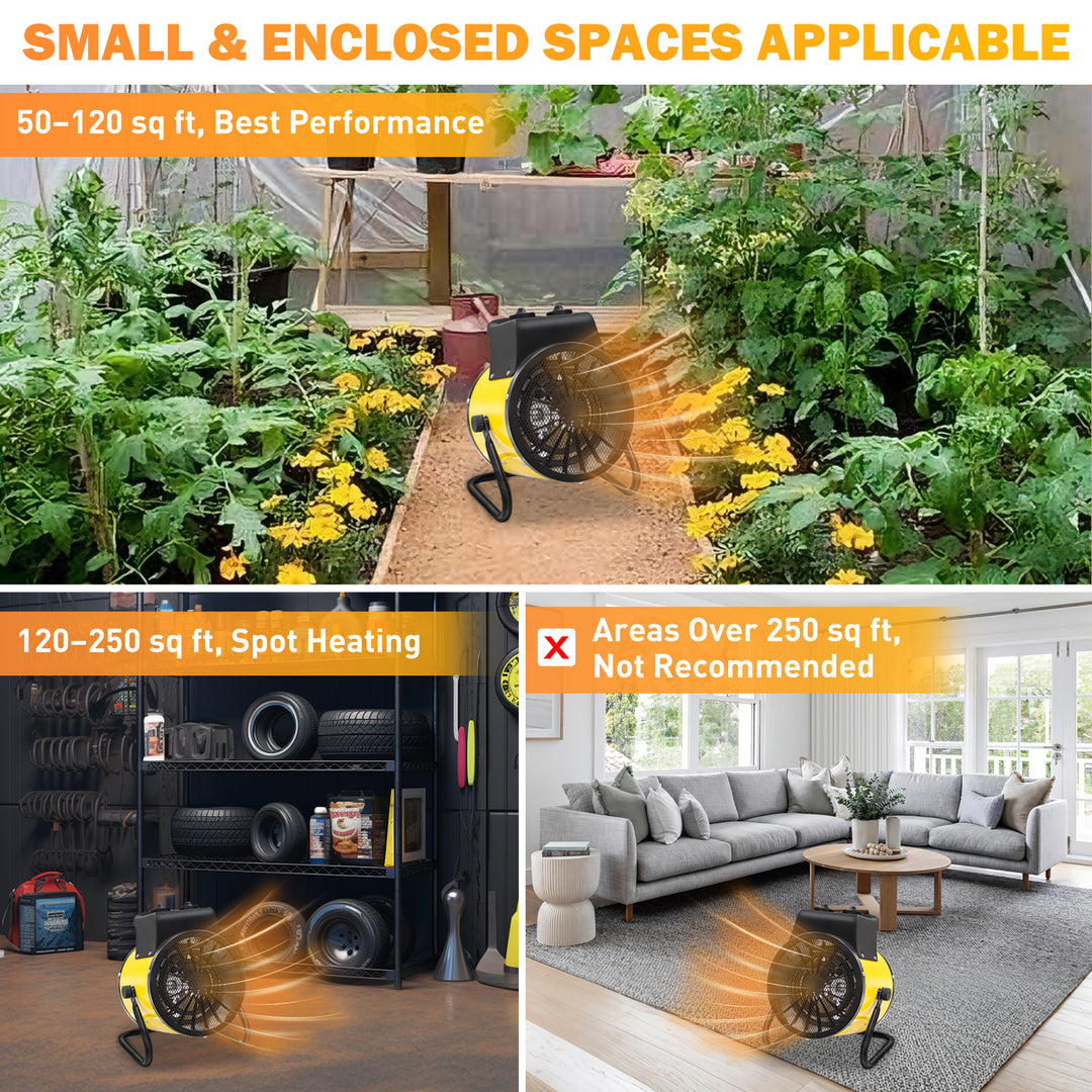 COOS BAY 1500W Radiant Spot Heate