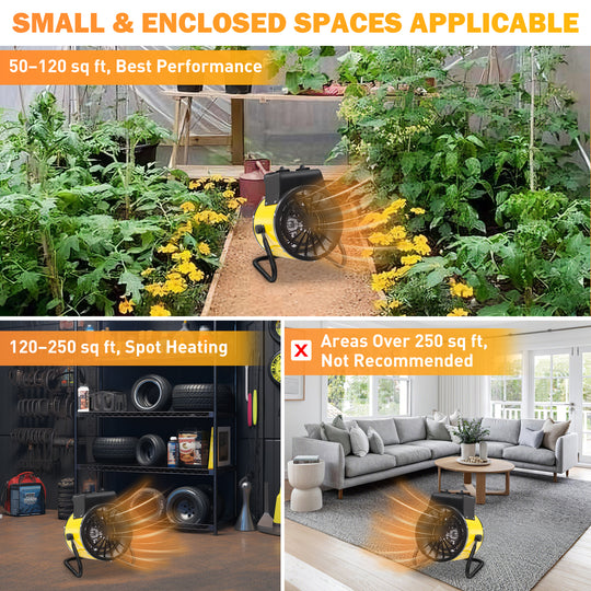 COOS BAY 1500W Radiant Spot Heate