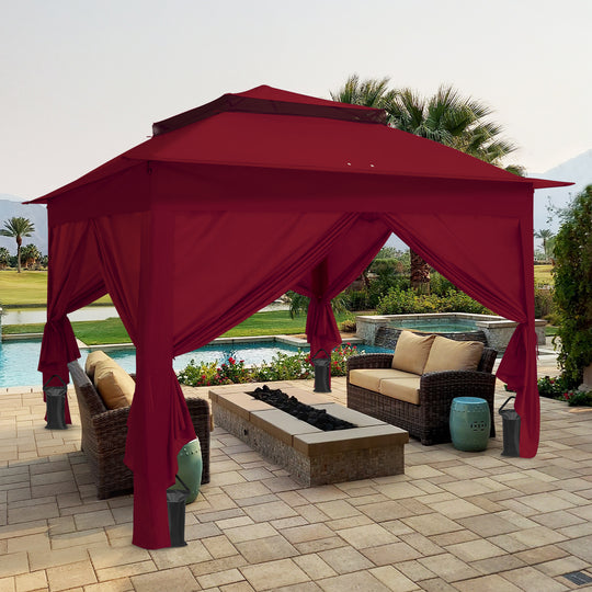 COOS BAY 11x11 Pop Up Gazebo with 4 Sidewalls