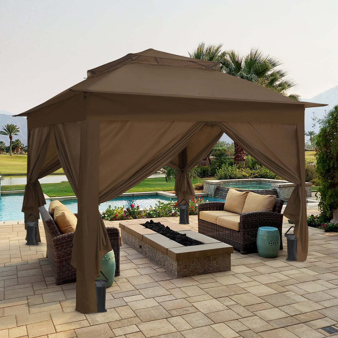 COOS BAY 11x11 Pop Up Gazebo with 4 Sidewalls
