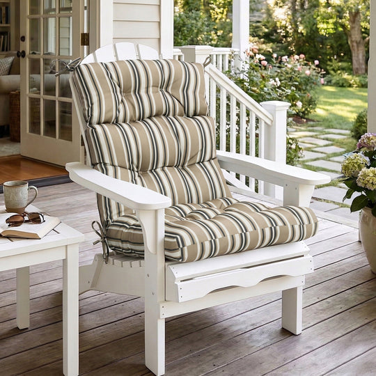 COOS BAY Outdoor Chair Cushions High Back 46x22 Inch, 1 Pack