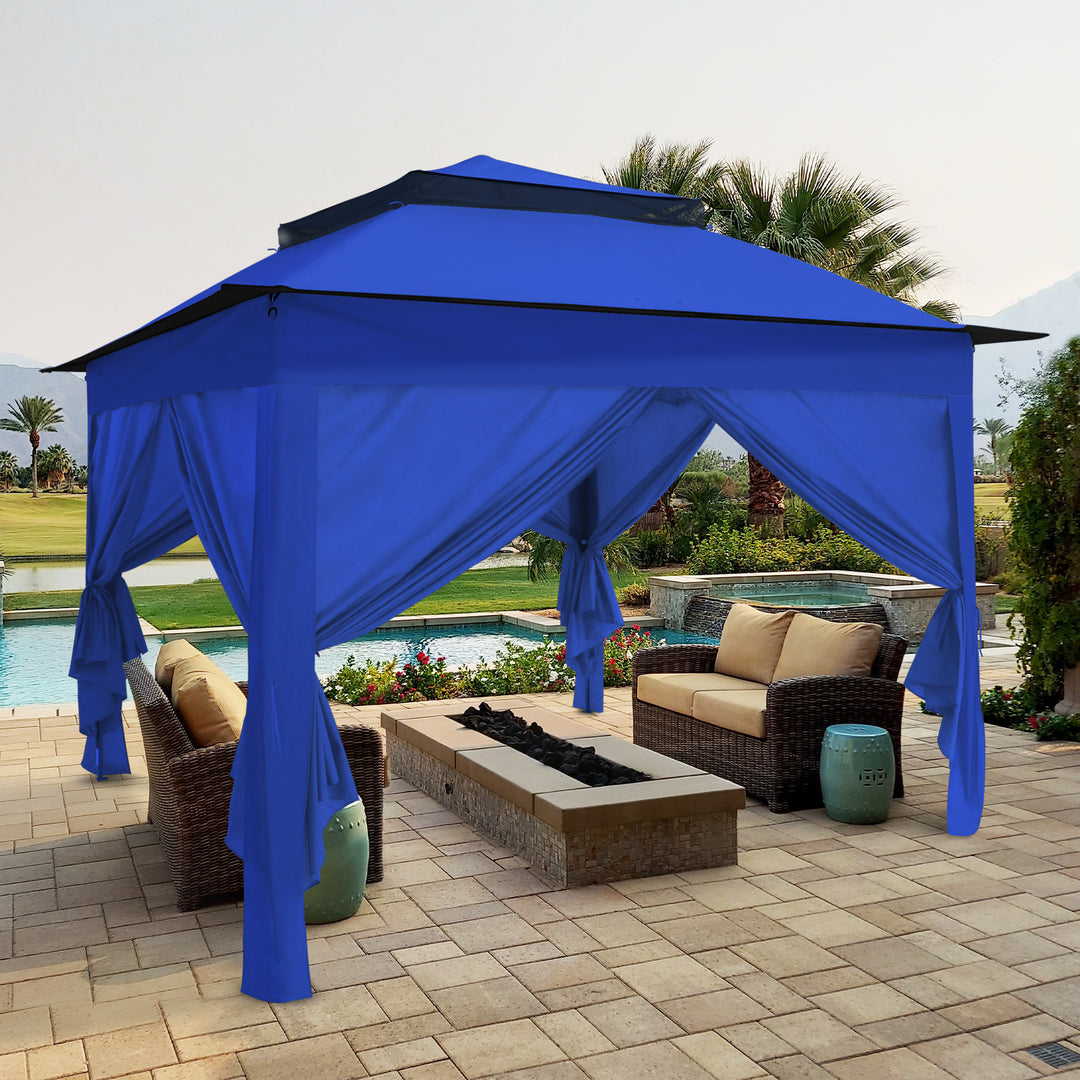 COOS BAY 11x11 Pop-up Instant Gazebo with 4 Sidewalls