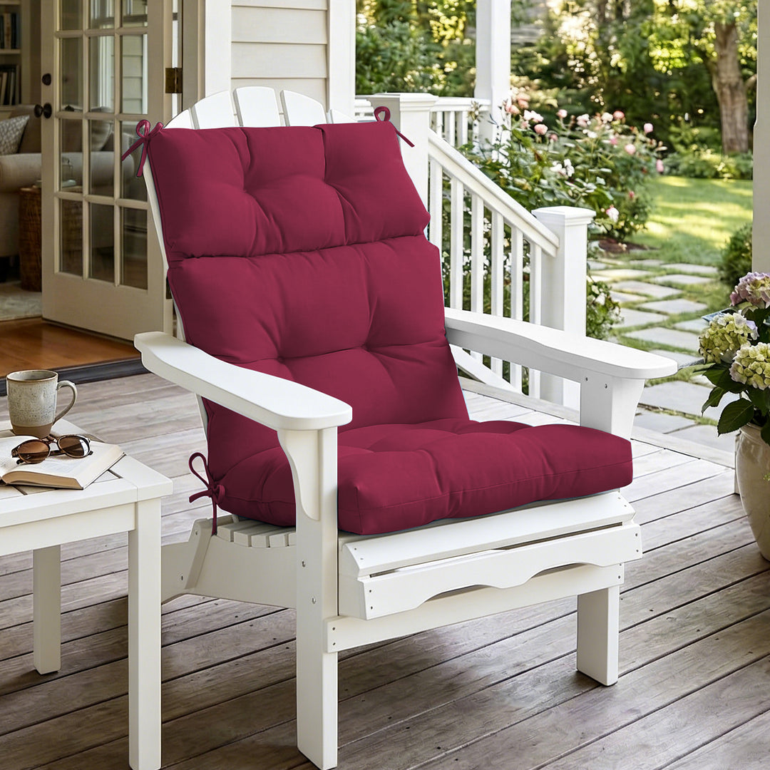 COOS BAY Outdoor Chair Cushions High Back 46x22 Inch, 1 Pack