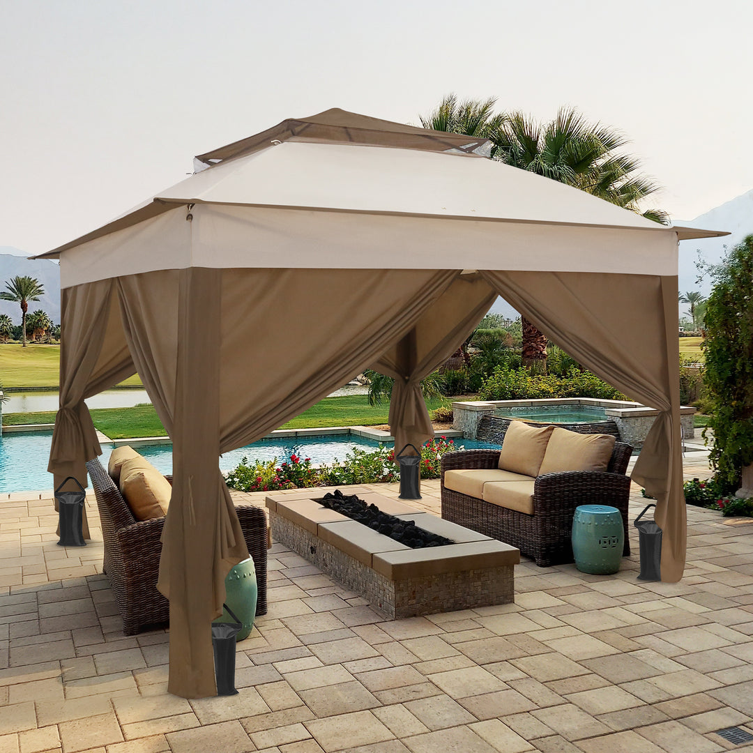 COOS BAY 11x11 Pop Up Gazebo with 4 Sidewalls