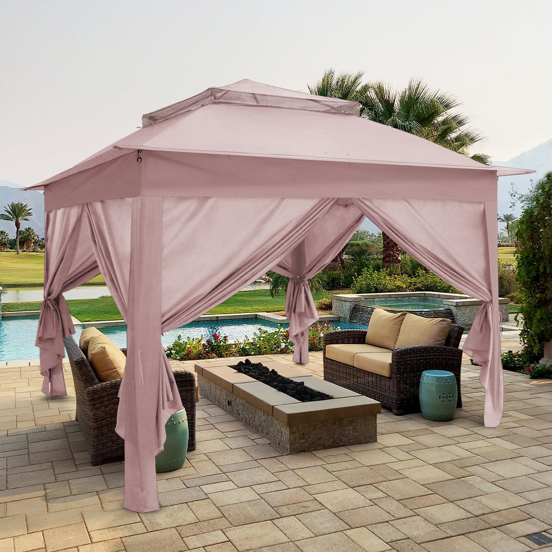 COOS BAY 11x11 Pop-up Instant Gazebo with 4 Sidewalls