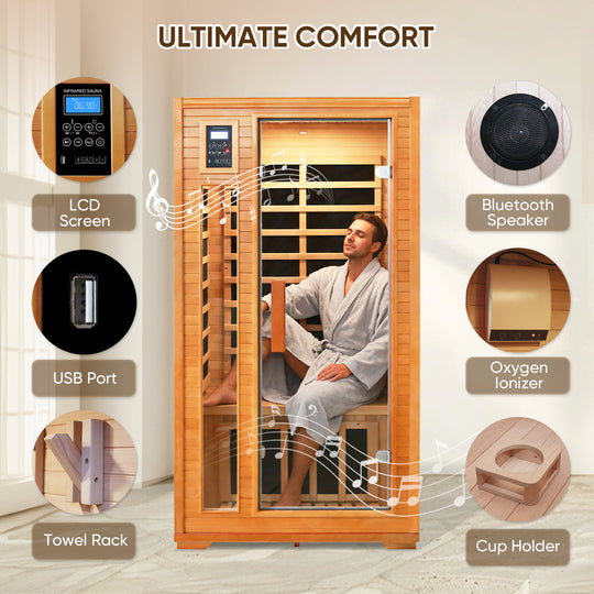 COOS BAY 1-2/2 Person Far Infrared Sauna