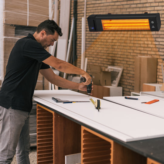 COOS BAY 1500W Wall-Mounted Infrared Patio Heater