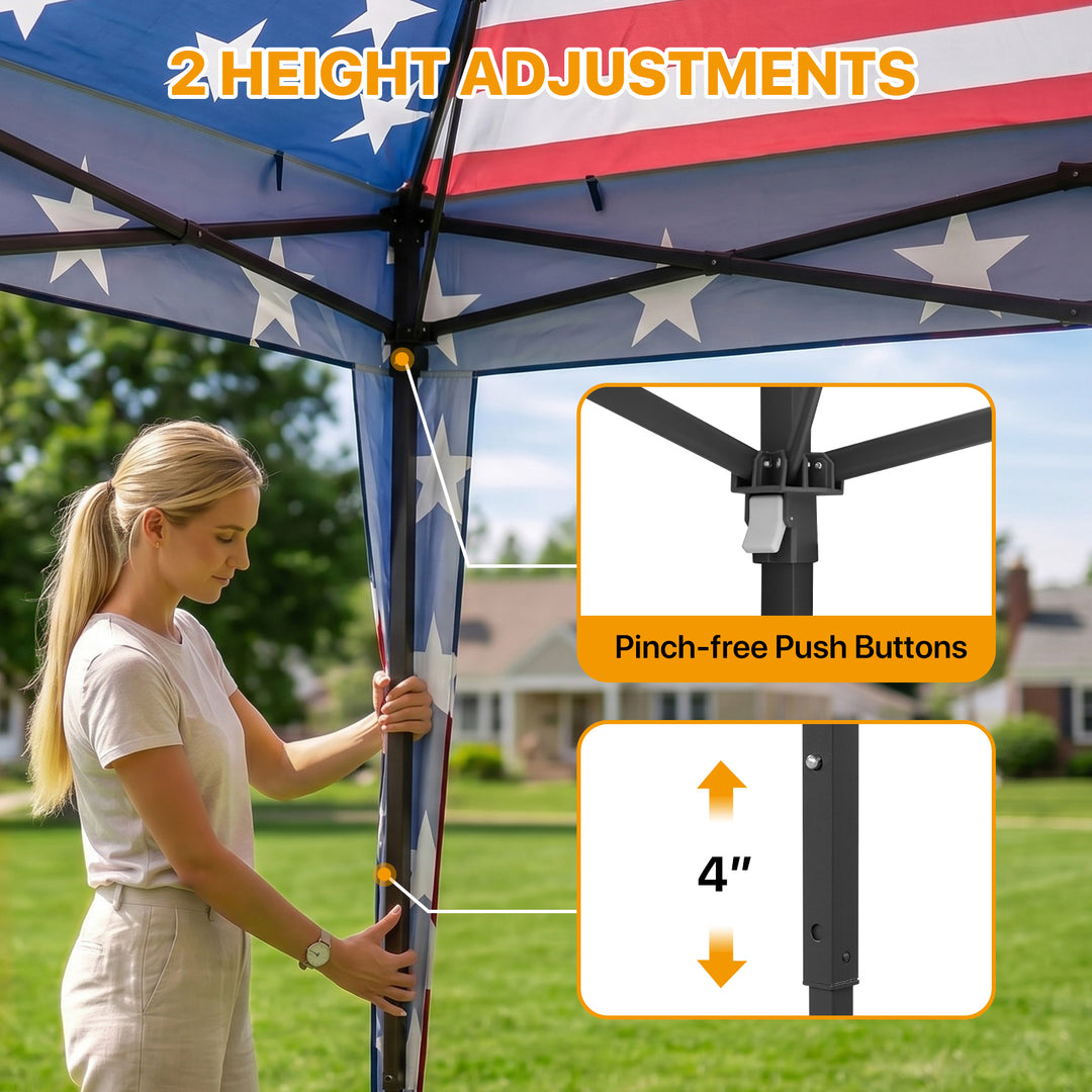 COOS BAY 11x11 Pop Up Gazebo with Mesh Netting